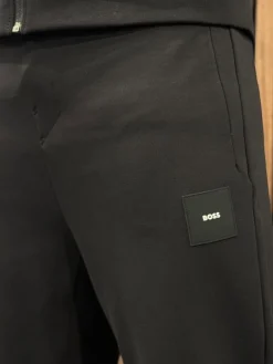 Boss - Rib Joggingpak - Zwart (2 LOSSE ITEMS!)
