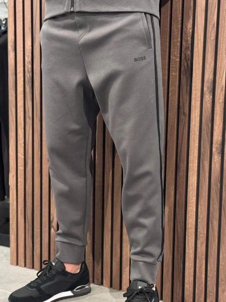 Boss - Tape Joggingpak - Grijs (2 LOSSE ITEMS!)