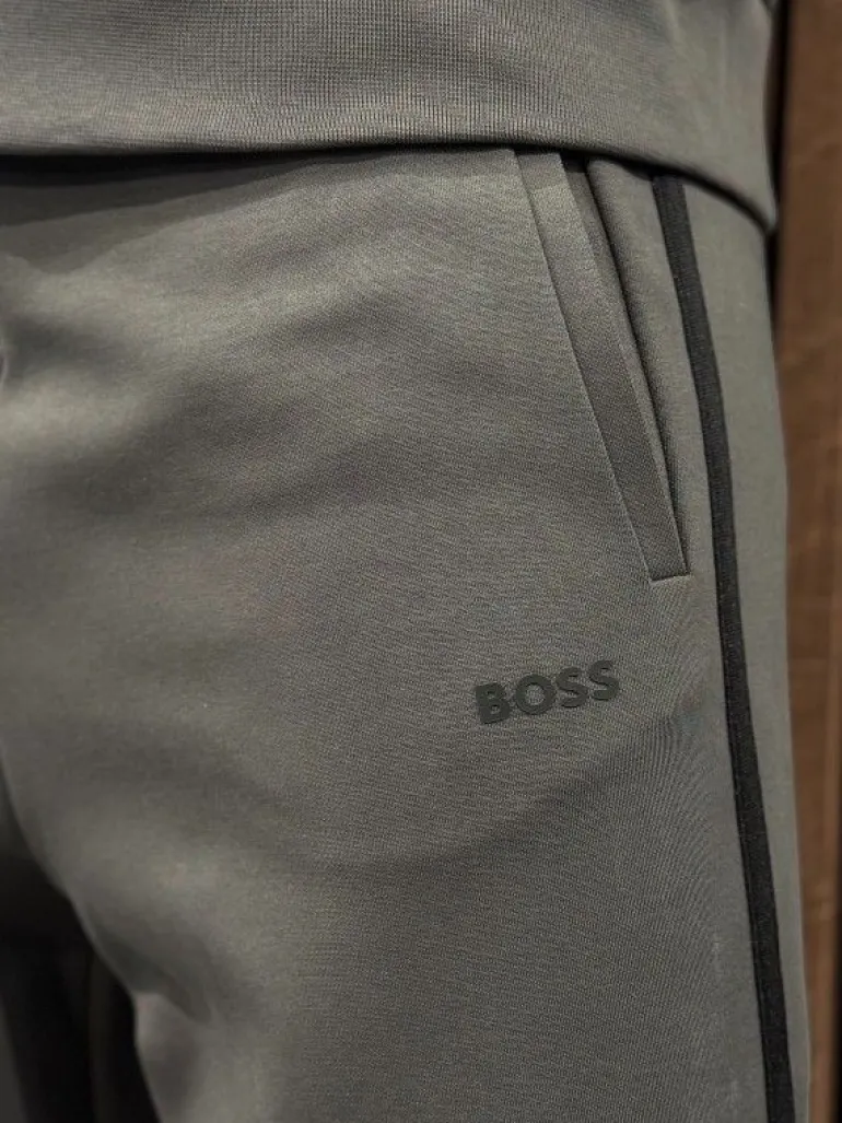 Boss - Tape Joggingpak - Grijs (2 LOSSE ITEMS!)