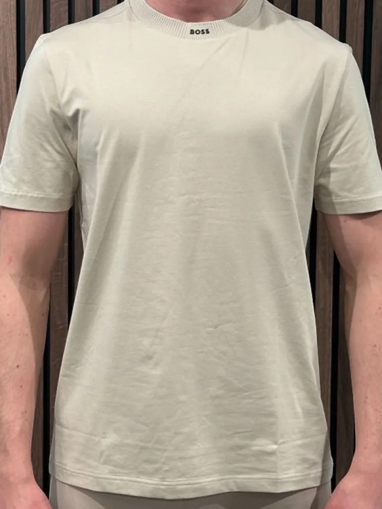 Boss - Tee Rib - Beige