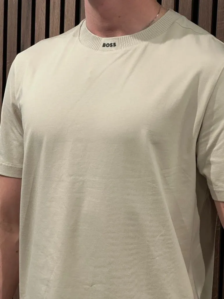 Boss - Tee Rib - Beige