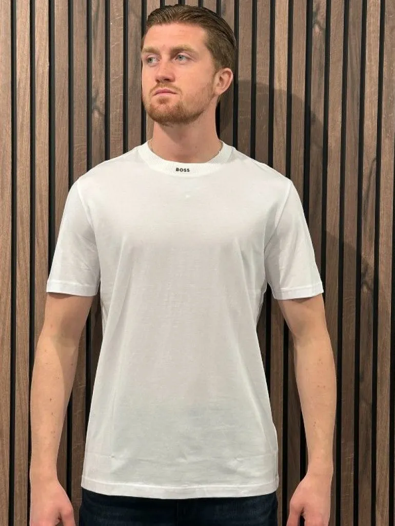 Boss - Tee Rib - Wit