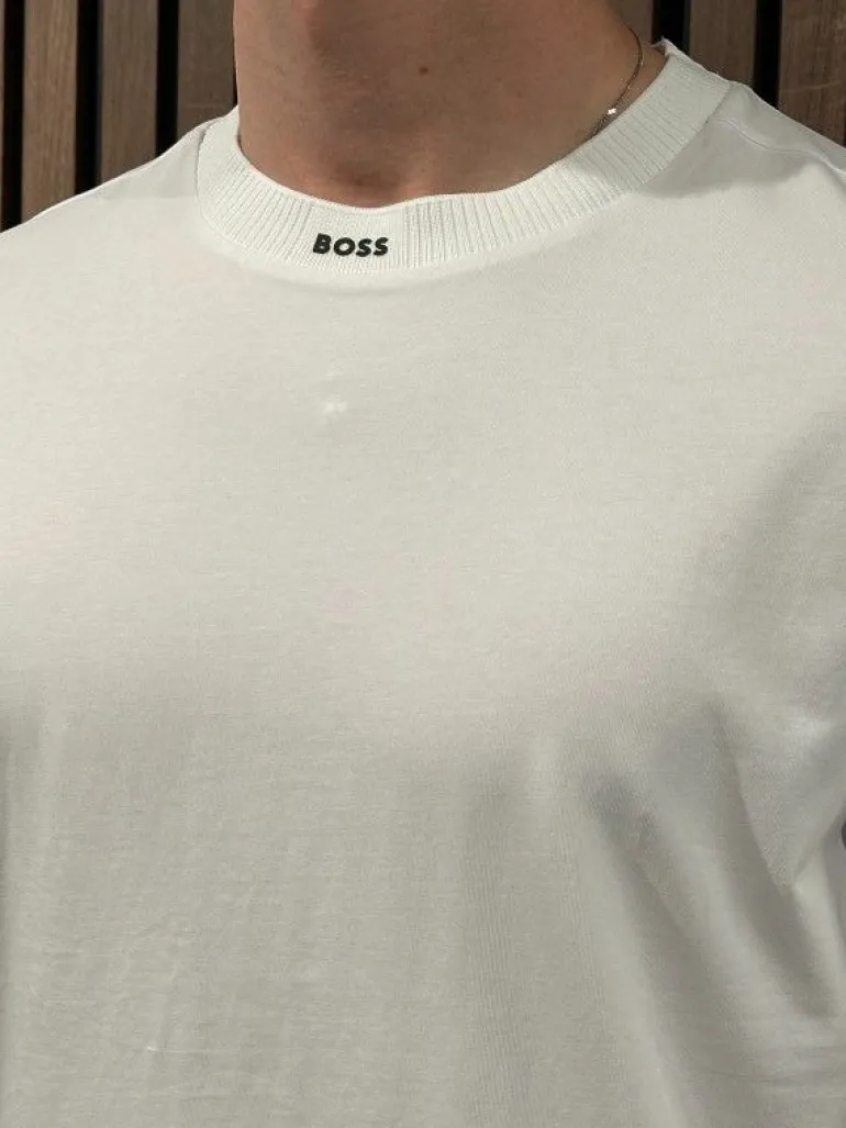Boss - Tee Rib - Wit