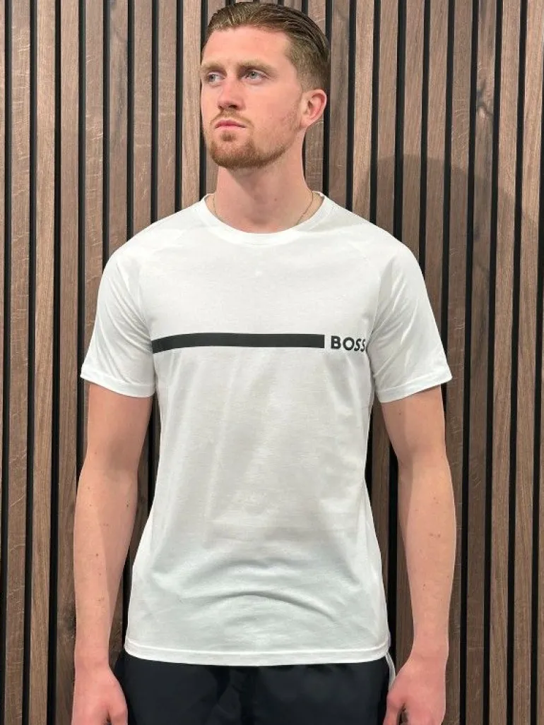 Boss - T-shirt RN Slim Fit - Wit