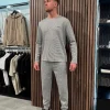 Boss - Waffle Lounge Set (2 losse items!) - Grijs
