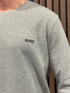 Boss - Waffle Lounge Set (2 losse items!) - Grijs