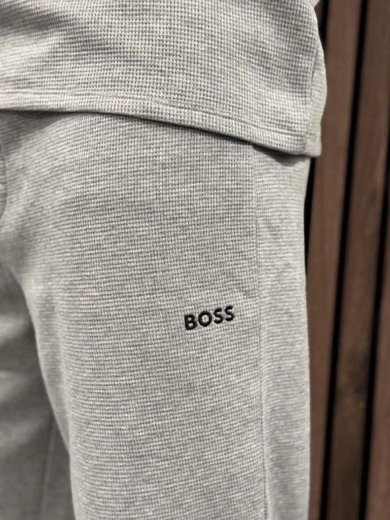 Boss - Waffle Lounge Set (2 losse items!) - Grijs