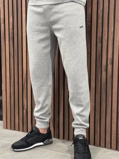 Boss - Waffle Pants Cuff - Grijs