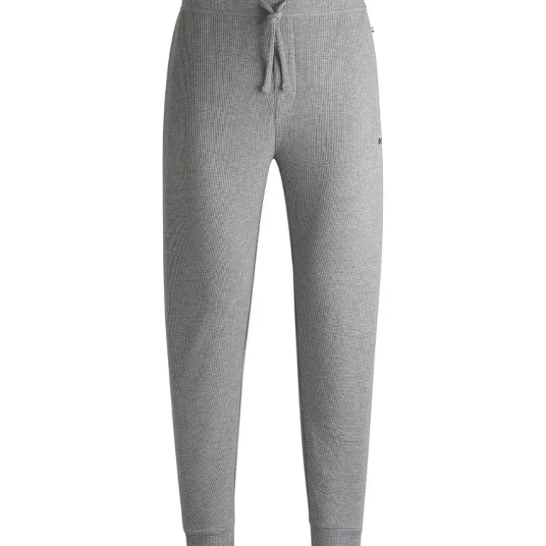 Boss - Waffle Pants Cuff - Grijs