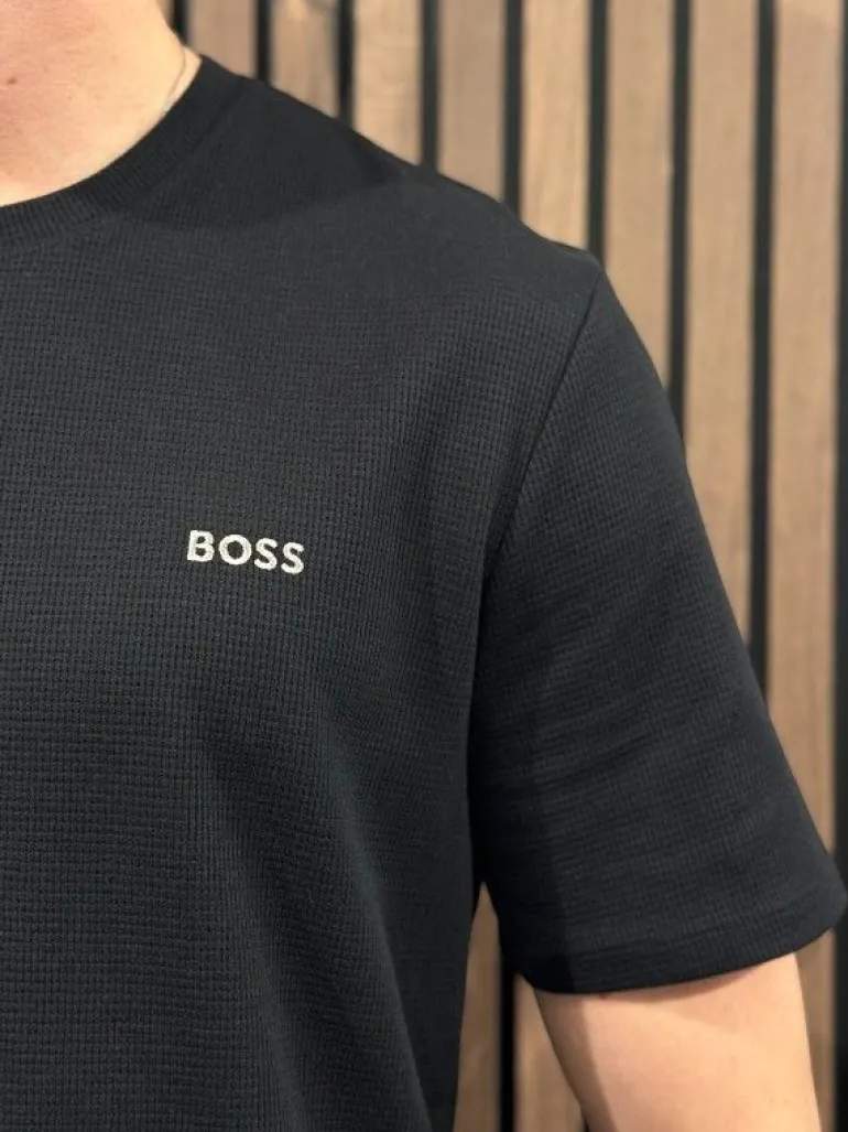 Boss - Waffle Set - Zwart (2 LOSSE ITEMS!)