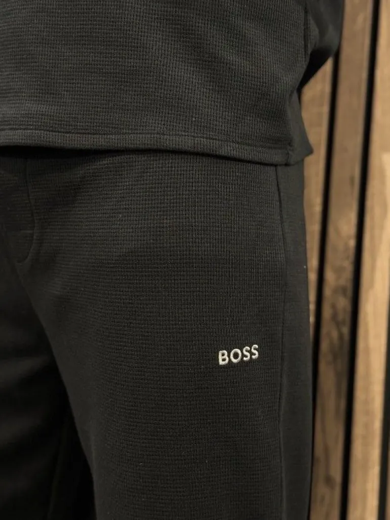 Boss - Waffle Set - Zwart (2 LOSSE ITEMS!)