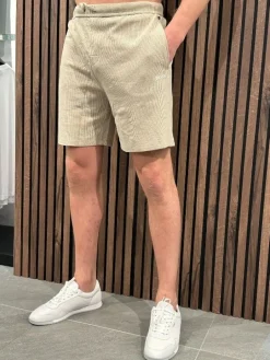 Boss - Waffle Shorts - Beige
