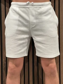 Boss - Waffle Shorts - Wit