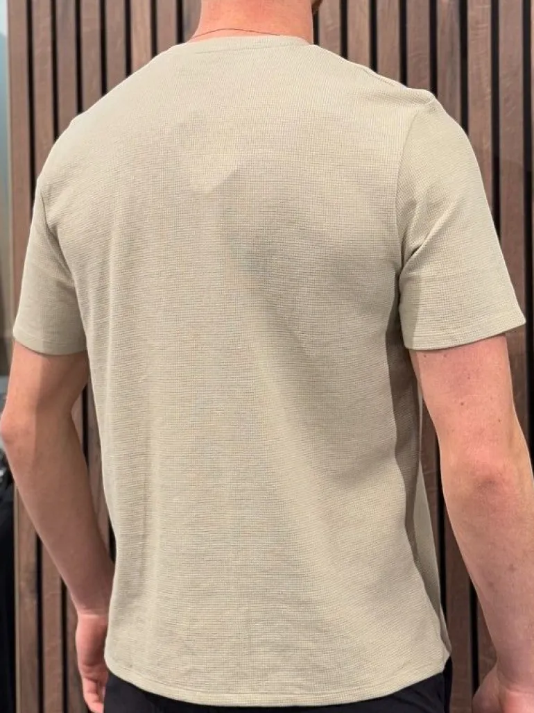 Boss - Waffle T-Shirt - Beige