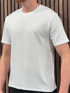 Boss - Waffle T-Shirt - Wit