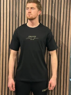 Cruyff Classics - Gudad Gold Tee - Zwart
