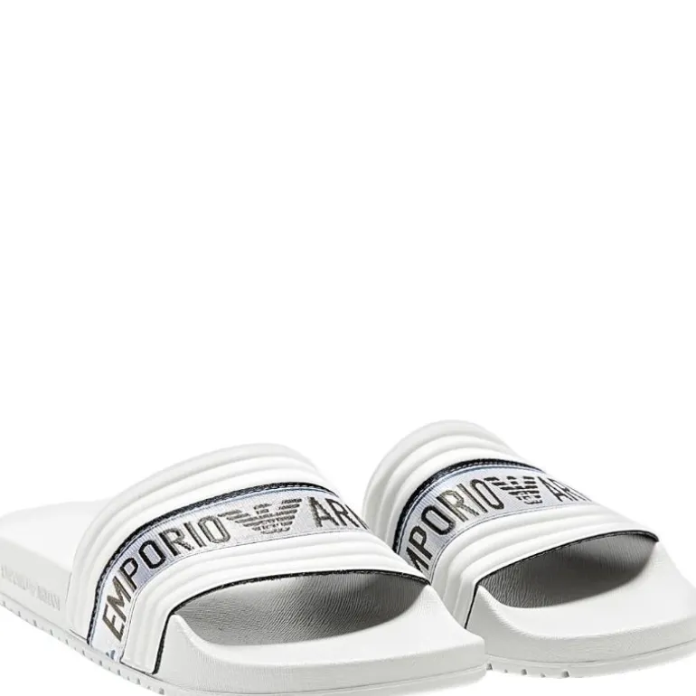 Emporio Armani - Slippers - Wit