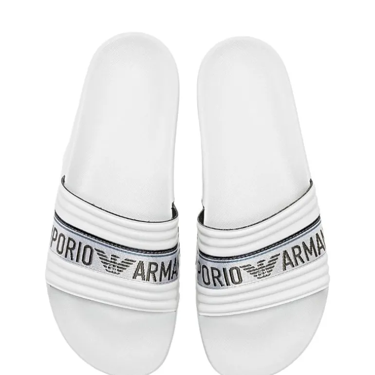 Emporio Armani - Slippers - Wit