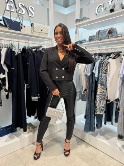 Guess - Andree Crop Blazer - Zwart