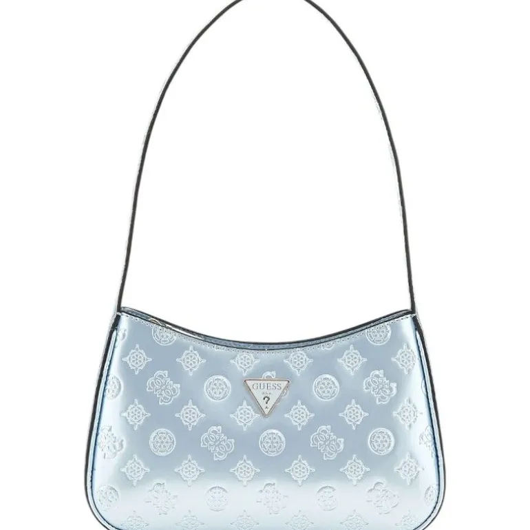 Guess - Arnela Top Zip Shoulder Bag - Blauw
