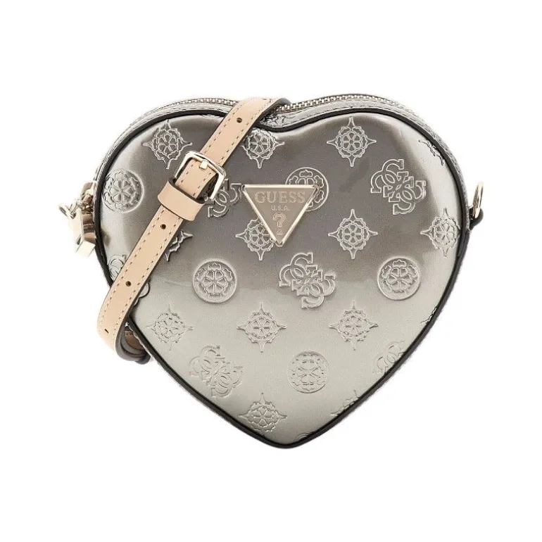 Guess - Arnela Top Zip Shoulder Bag - Grijs