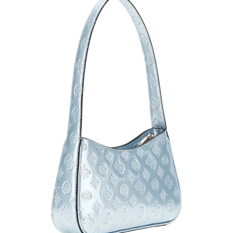 Guess - Arnela Top Zip Shoulder Bag - Blauw