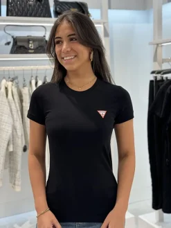 Guess - Basic Tee - Zwart