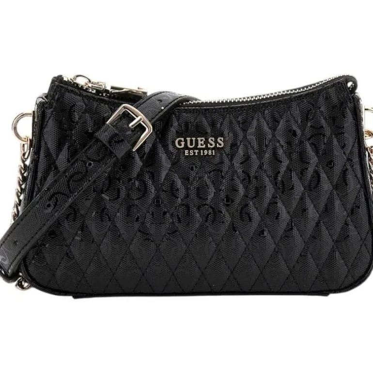 Guess - Betula Mini crossbody Top Zip - Zwart