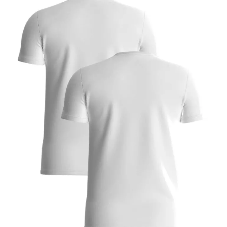 Guess - Caleb Hero Cnk S/S 2Pack - Wit