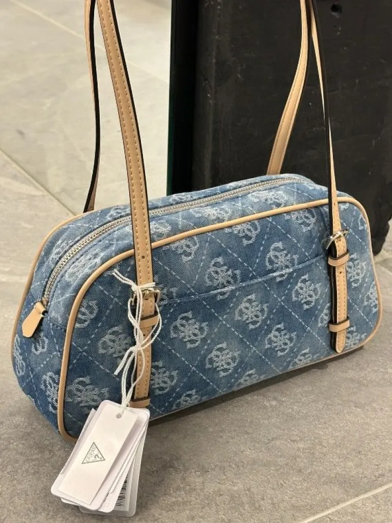 Guess - Cerelia Shoulder Satchel - Blauw