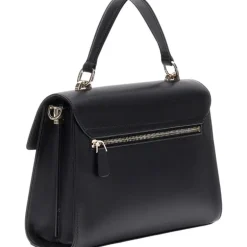 Guess - Eco Aldith Top Handle Flap - Zwart