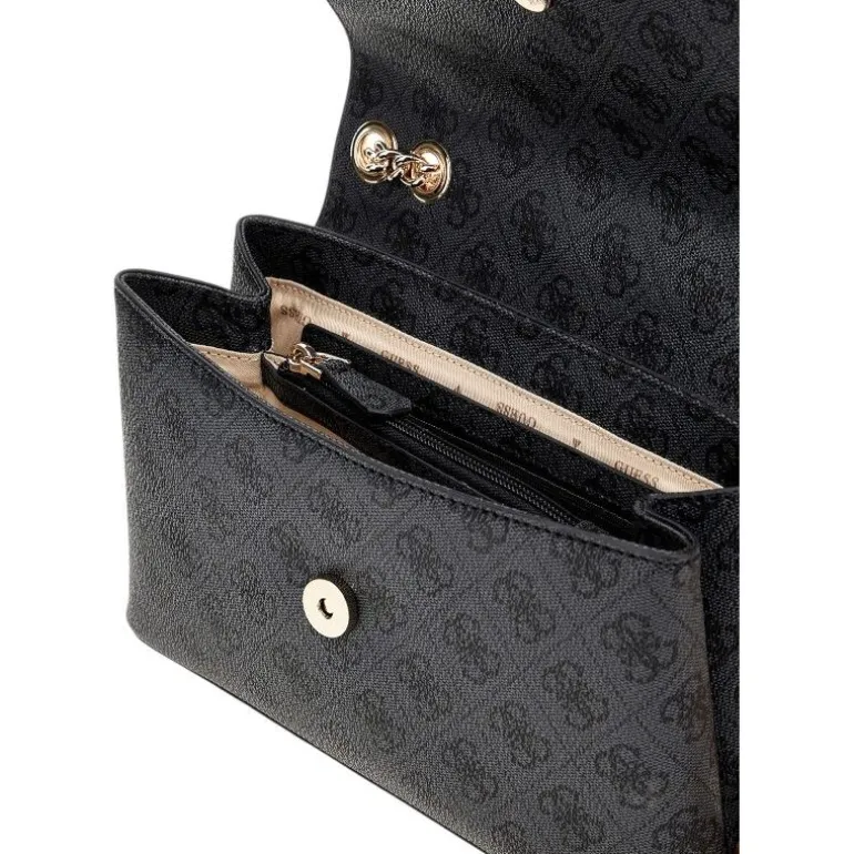 Guess - Eco Erica Cnvrtble Xbody Flap - Zwart