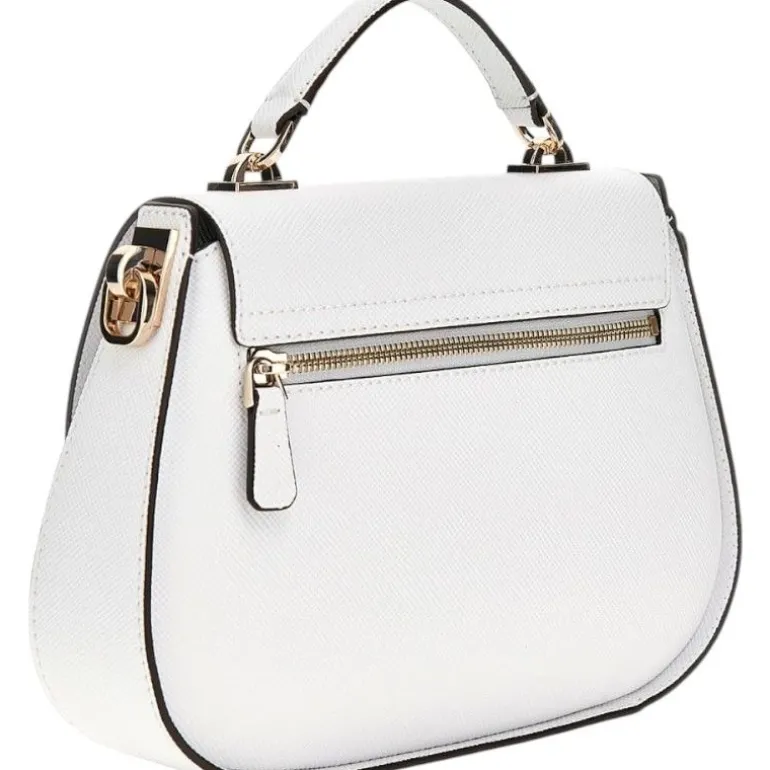 Guess - Eco Jazlynn Top Handle Flap - Wit