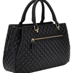 Guess - Eco Rianee Satchel - Zwart