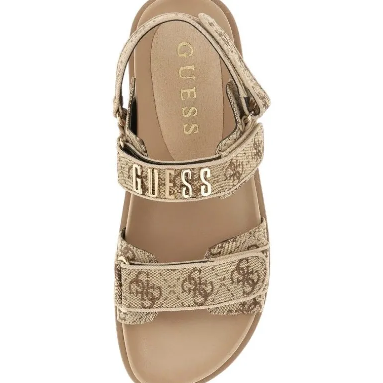 Guess - Fadison Sandalen - Goud