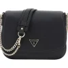 Guess - Fedora Flap Shoulder Bag - Zwart