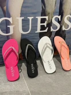 Guess - Flip Flop Rhinestone - Wit