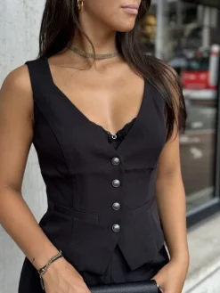 Guess - Gilet - Zwart