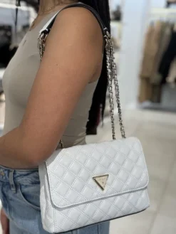 Guess - Giully 2 Cmprtmnt Cnvrtble Flp - Wit