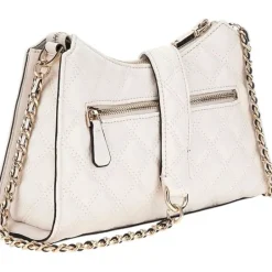 Guess - Giully Top Zip Shoulder Bag - Wit