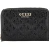 Guess - Laurel Slg Medium Zip Around - Zwart