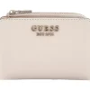 Guess - Laurel Slg Zip Arnd Card Case - Beige