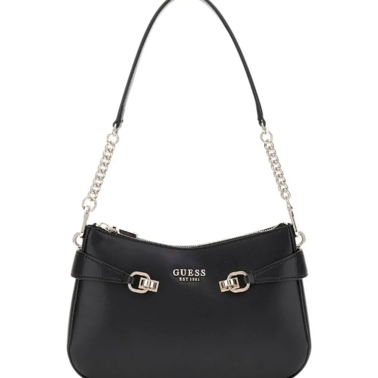 Guess - Lorelei Top Zip Shoulder Bag - Zwart