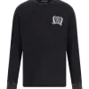 Guess - Ls Bsc Guess Crest Logo Tee - Grijs
