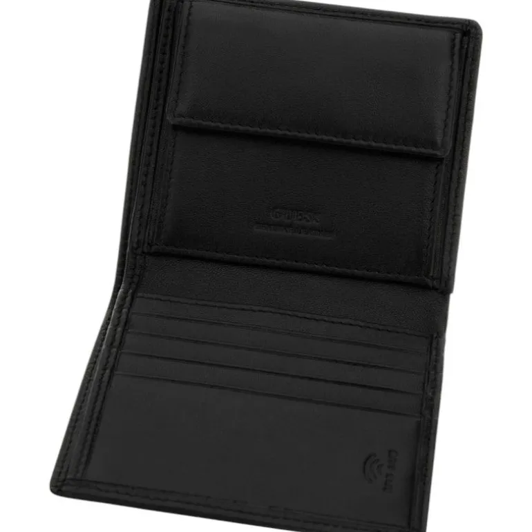 Guess - Madrid Sm Bllfld W Coin Pocket - Zwart