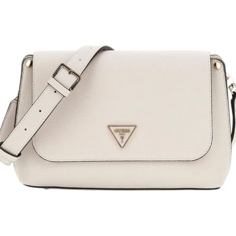 Guess - Meridian Flap Crossbody - Beige
