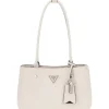 Guess - Meridian Shoulder Satchel - Beige