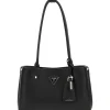 Guess - Meridian Shoulder Satchel - Zwart