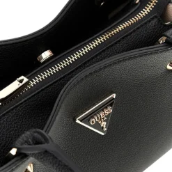 Guess - Meridian Shoulder Satchel - Zwart