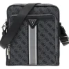 Guess - Milano Top Zip Crossbody With - Zwart